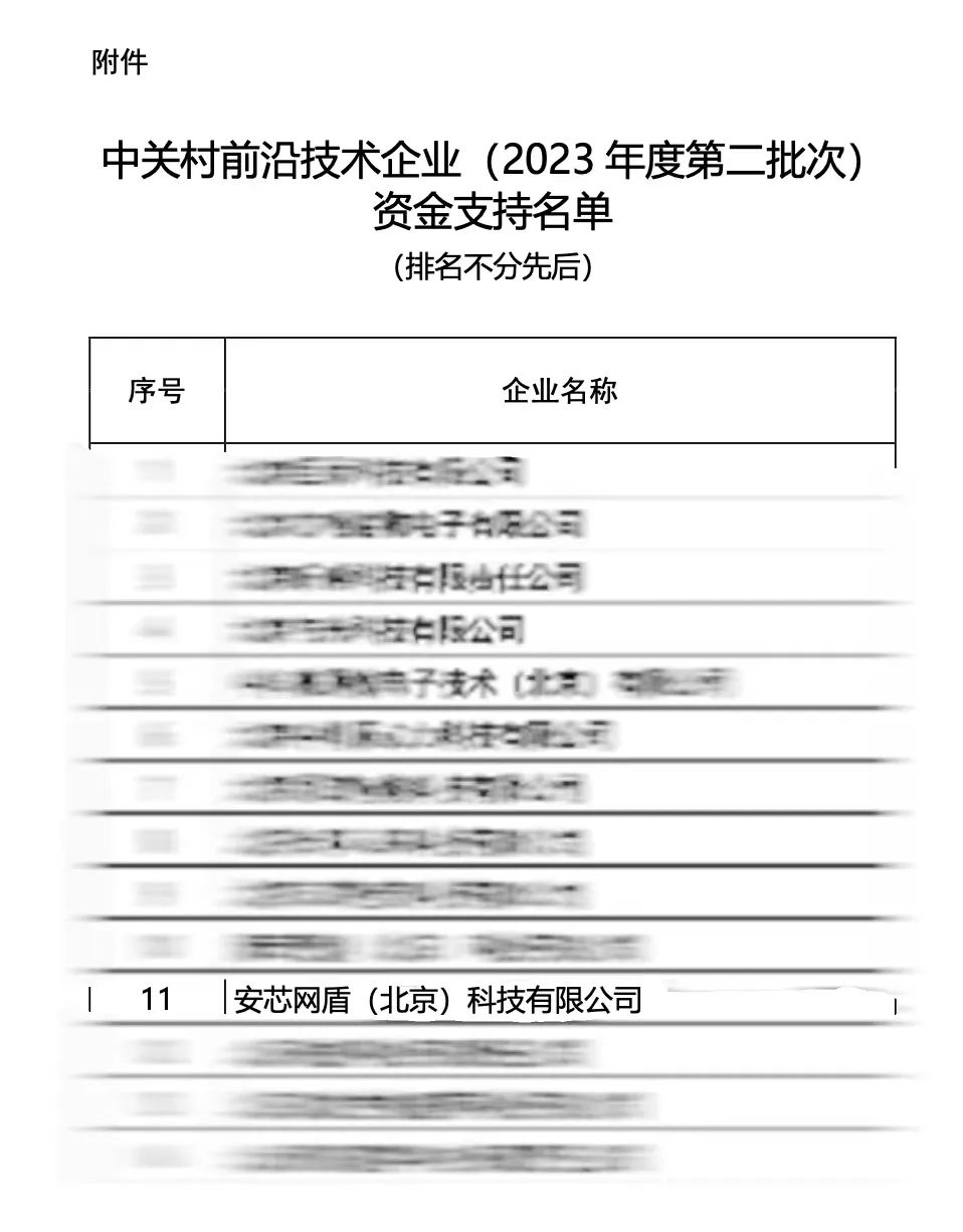 安芯网盾获2023年服贸会海淀数字贸易典型案例