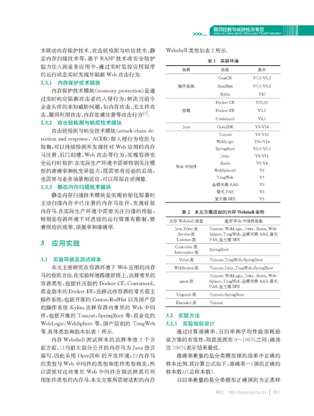 基于RASP技术在容器环境的内存Webshell检测研究论文